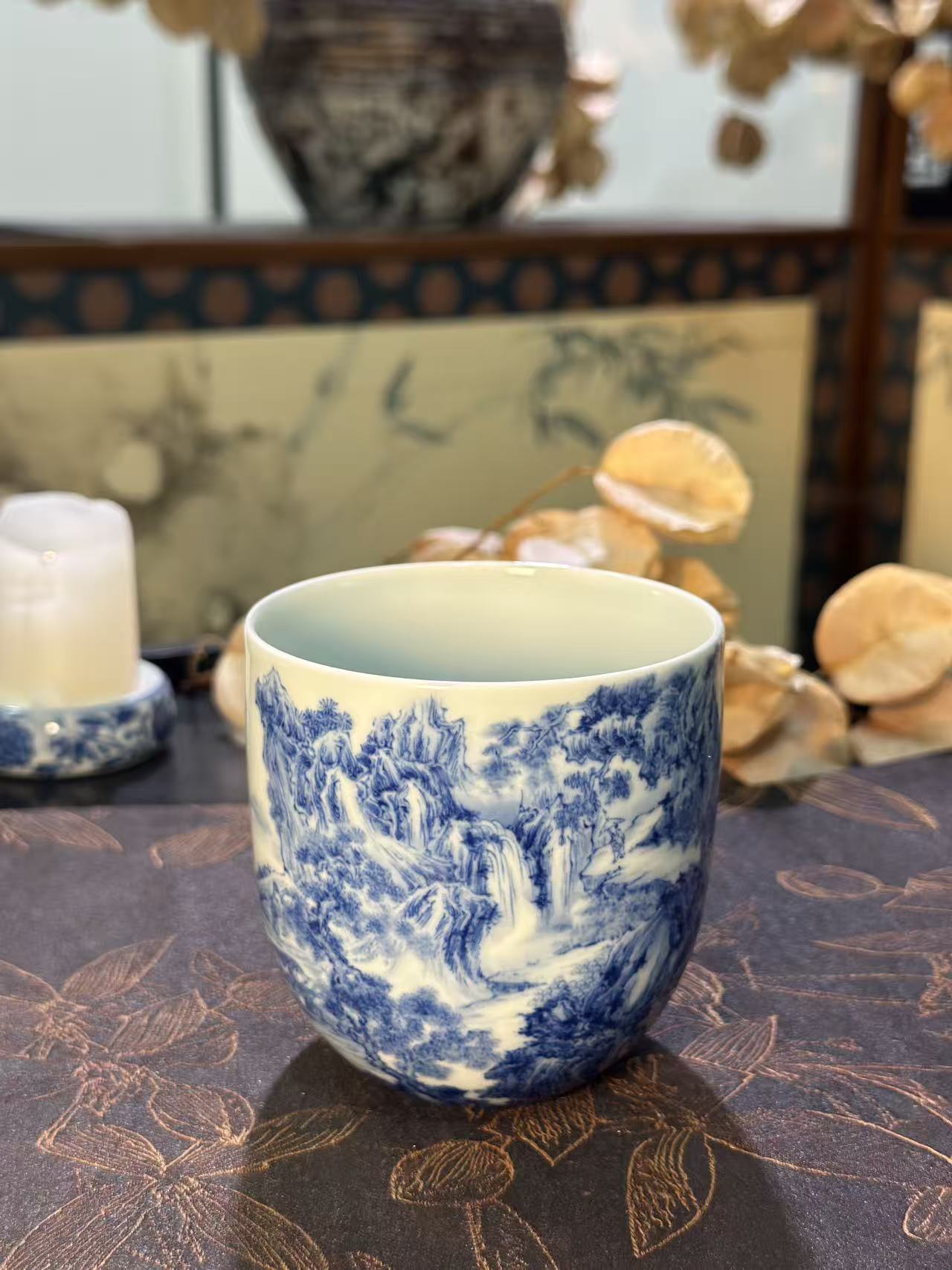 何老师重工山水手握杯 可乐杯