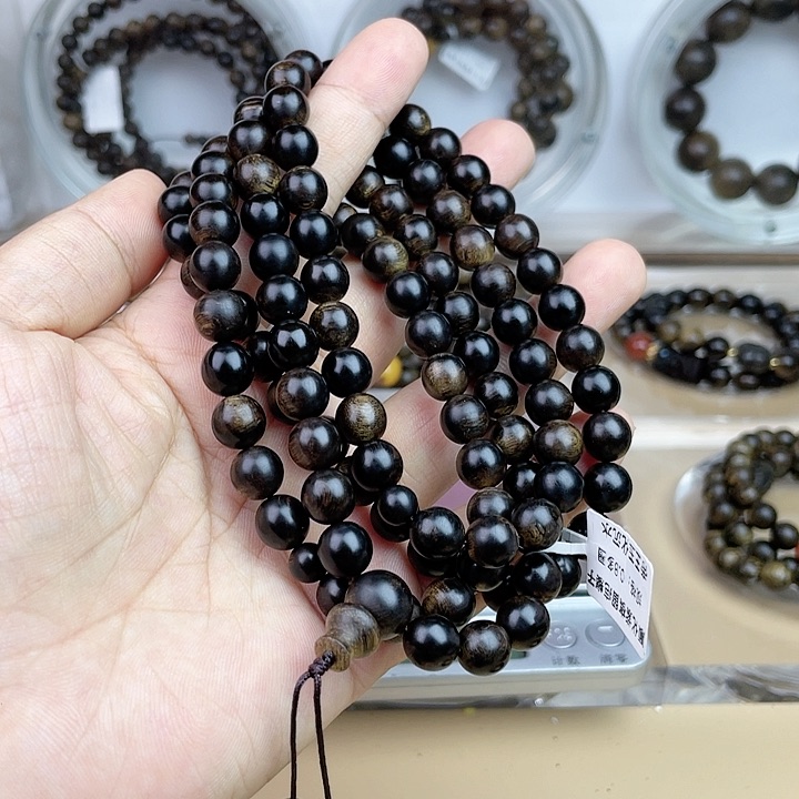 沉香手串异**乡顺化紫奇留疤嘤子