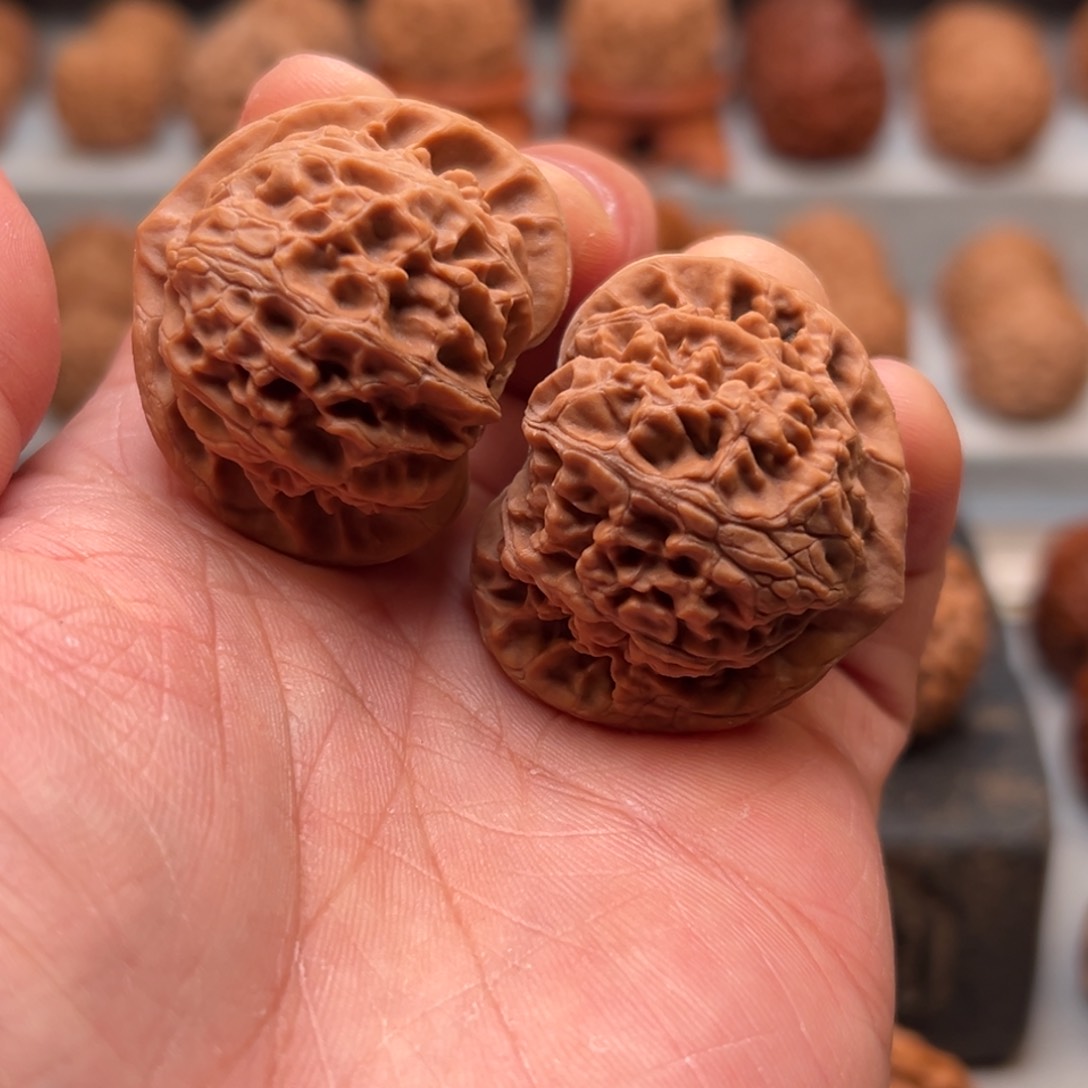 文玩核桃把件40宫灯福利