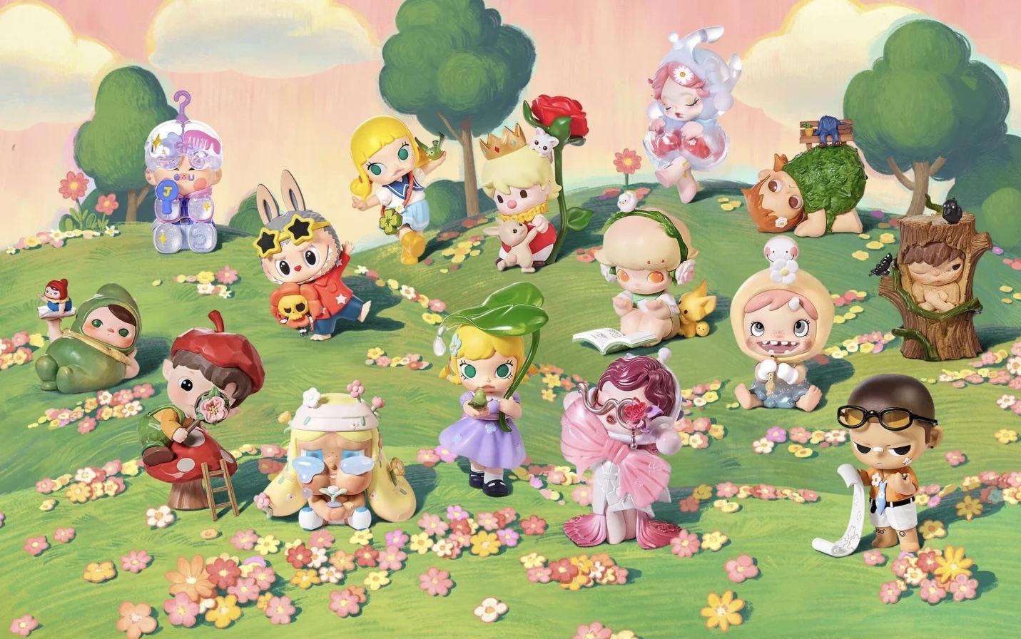 （拆盒）小手拉小手十五周年系列手办