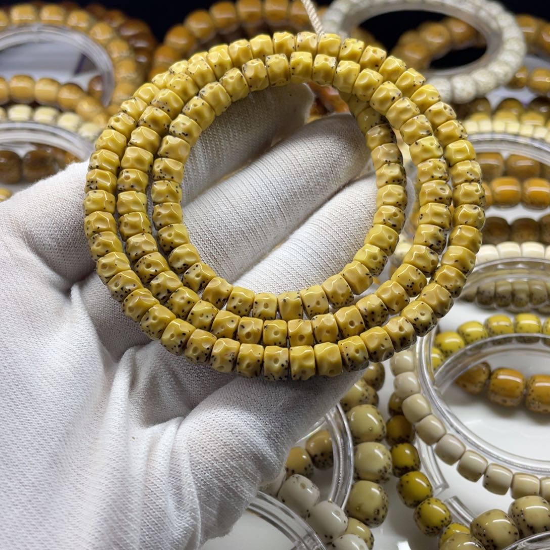 星月菩提吊坠黄金瞳6.5改无相通体大留白月朗星稀