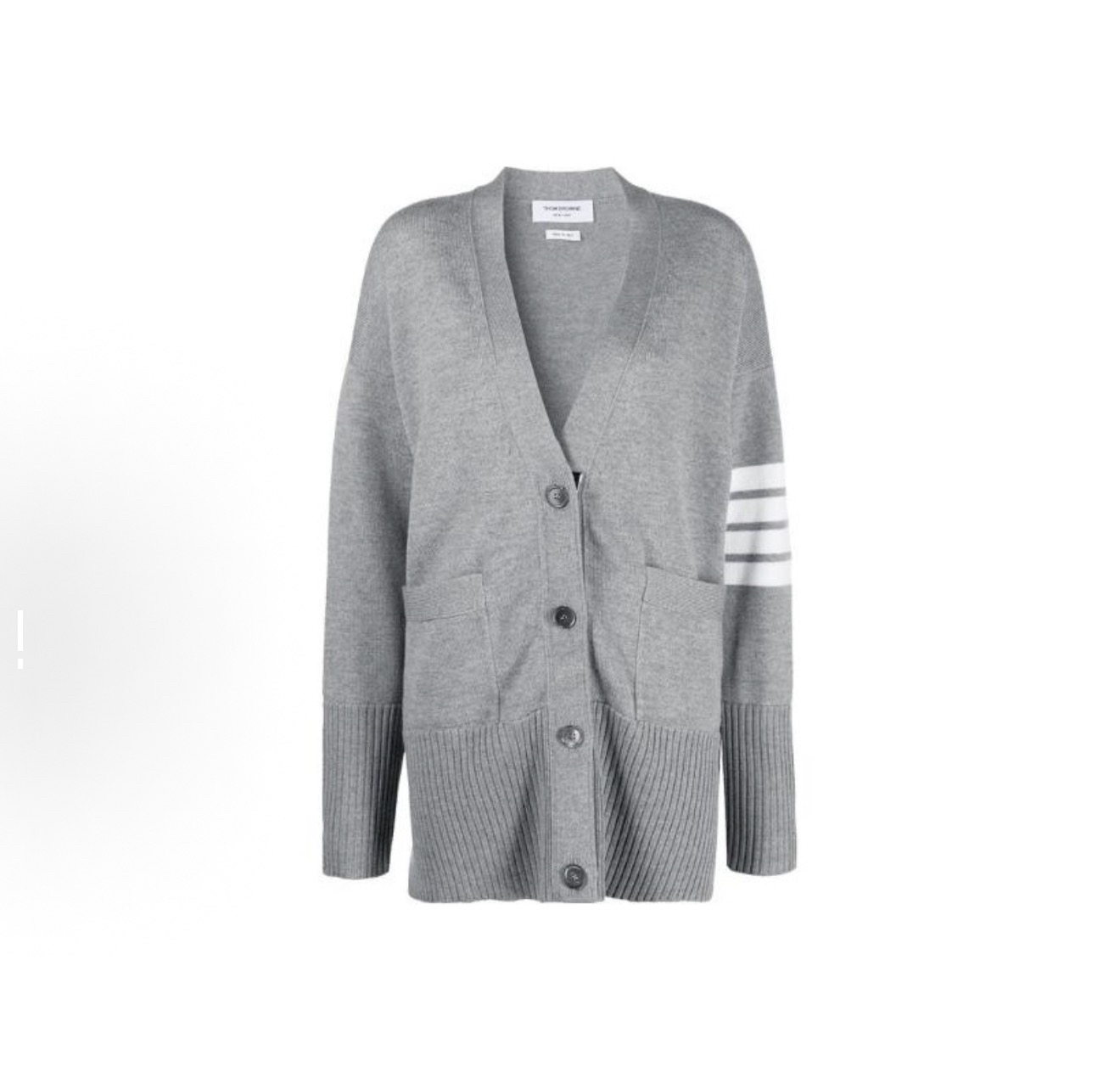 未使用 THOMBROWNE 四杠羊毛开衫/18830/0码