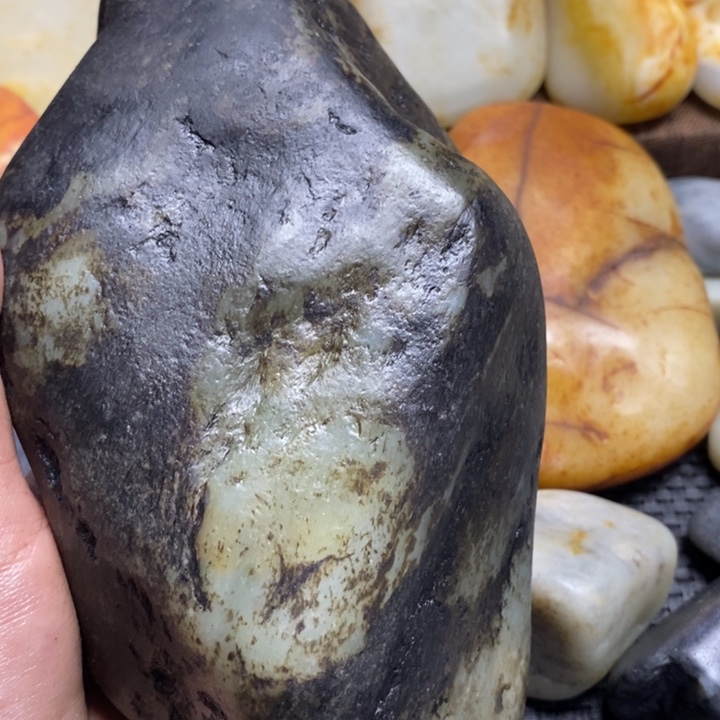 和田玉未镶嵌挂件和****乐