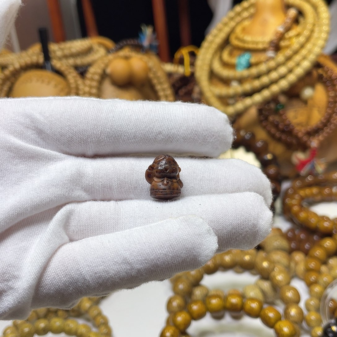 手串星月菩提雕刻悟空侧挂