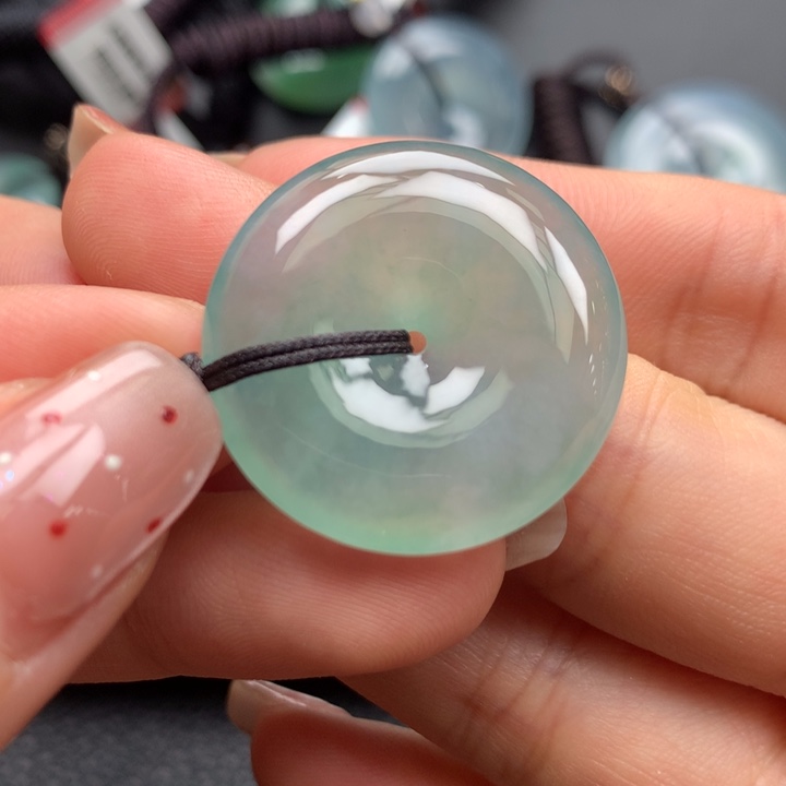 翡翠颈饰未镶嵌翡翠饰品27.6-5.7