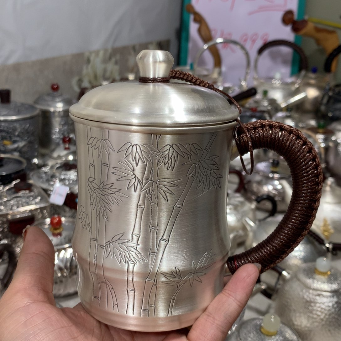 足银999竹子款主人杯400容量