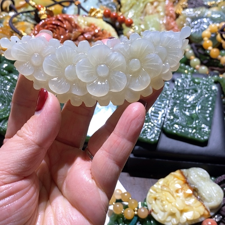 岫玉毛衣链未镶嵌