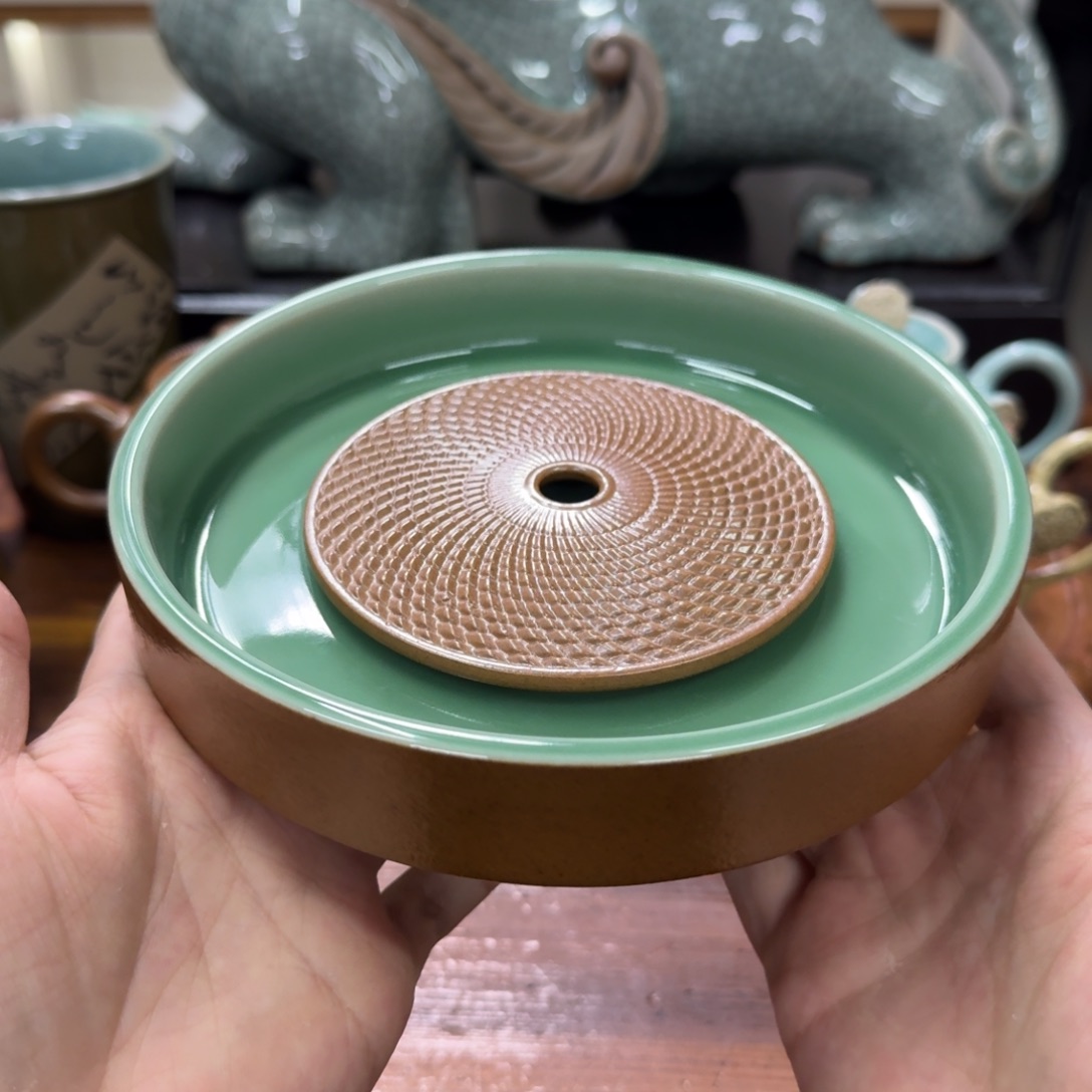 龙泉青瓷茶具微瑕1809