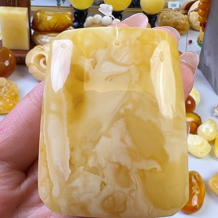 蜜蜡颈饰未镶嵌蜜蜡