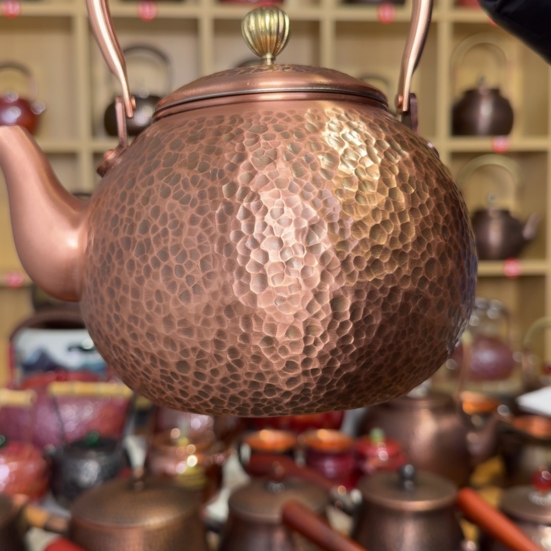 亮色1450毫升紫铜壶