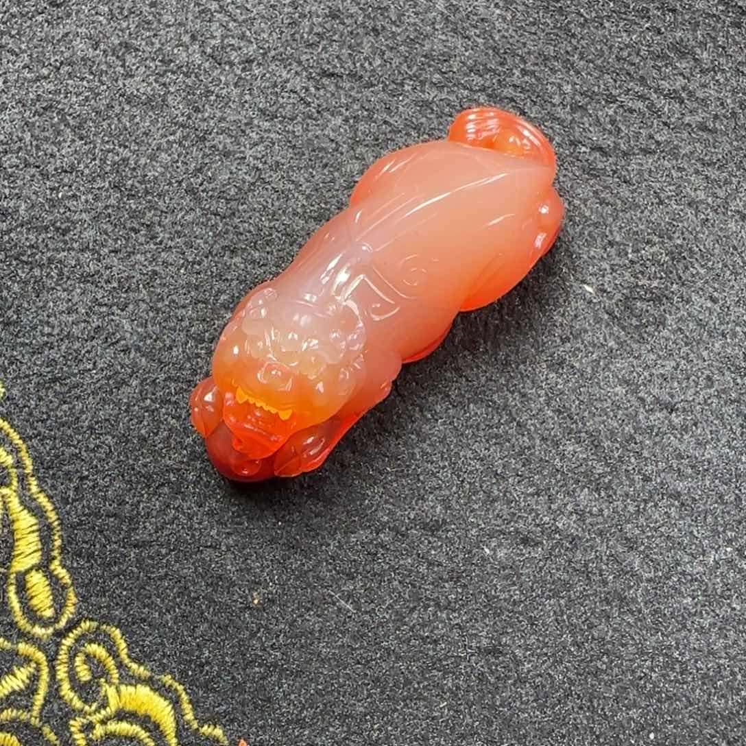 南红玛瑙貔貅未镶嵌?***.