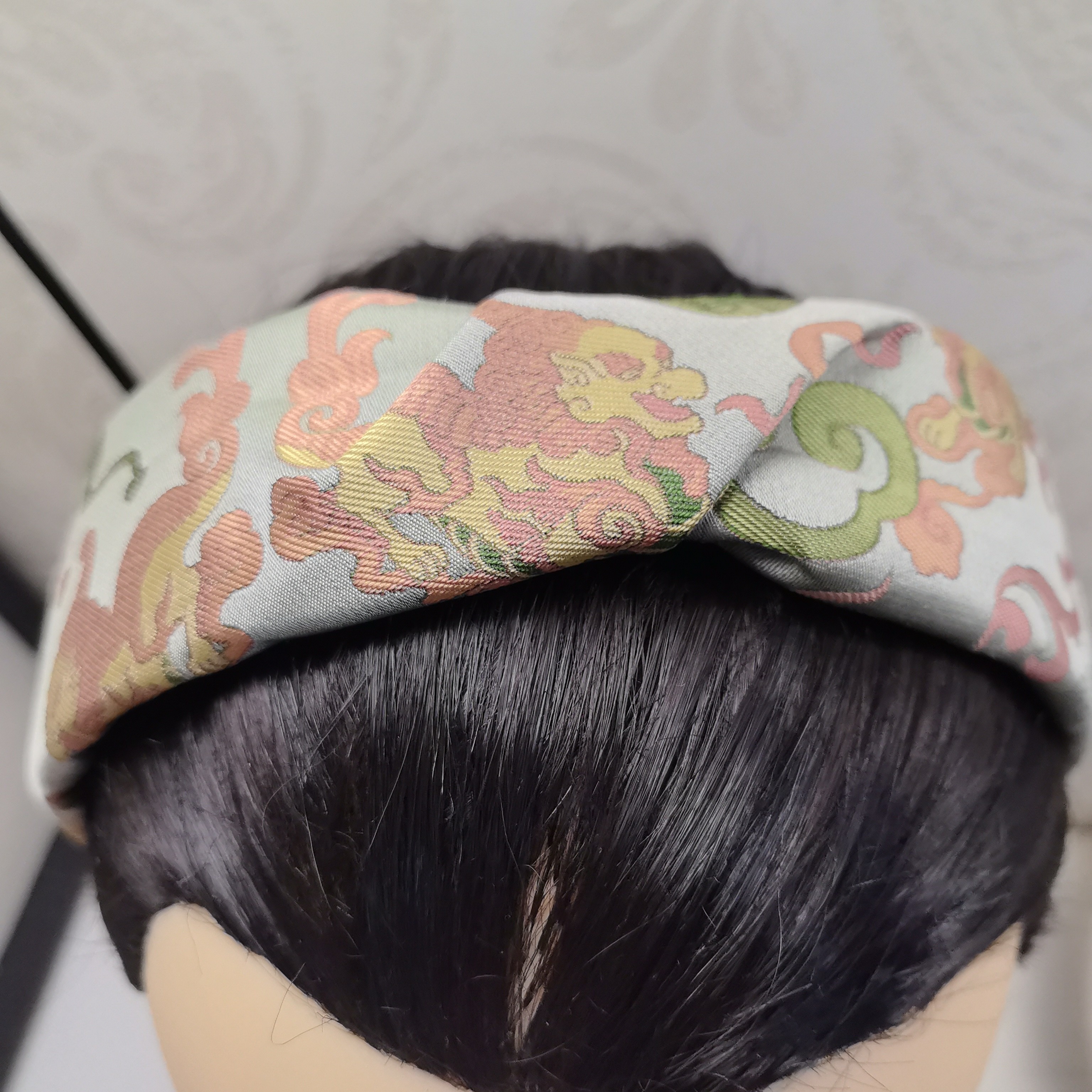 宋锦手工发饰发夹