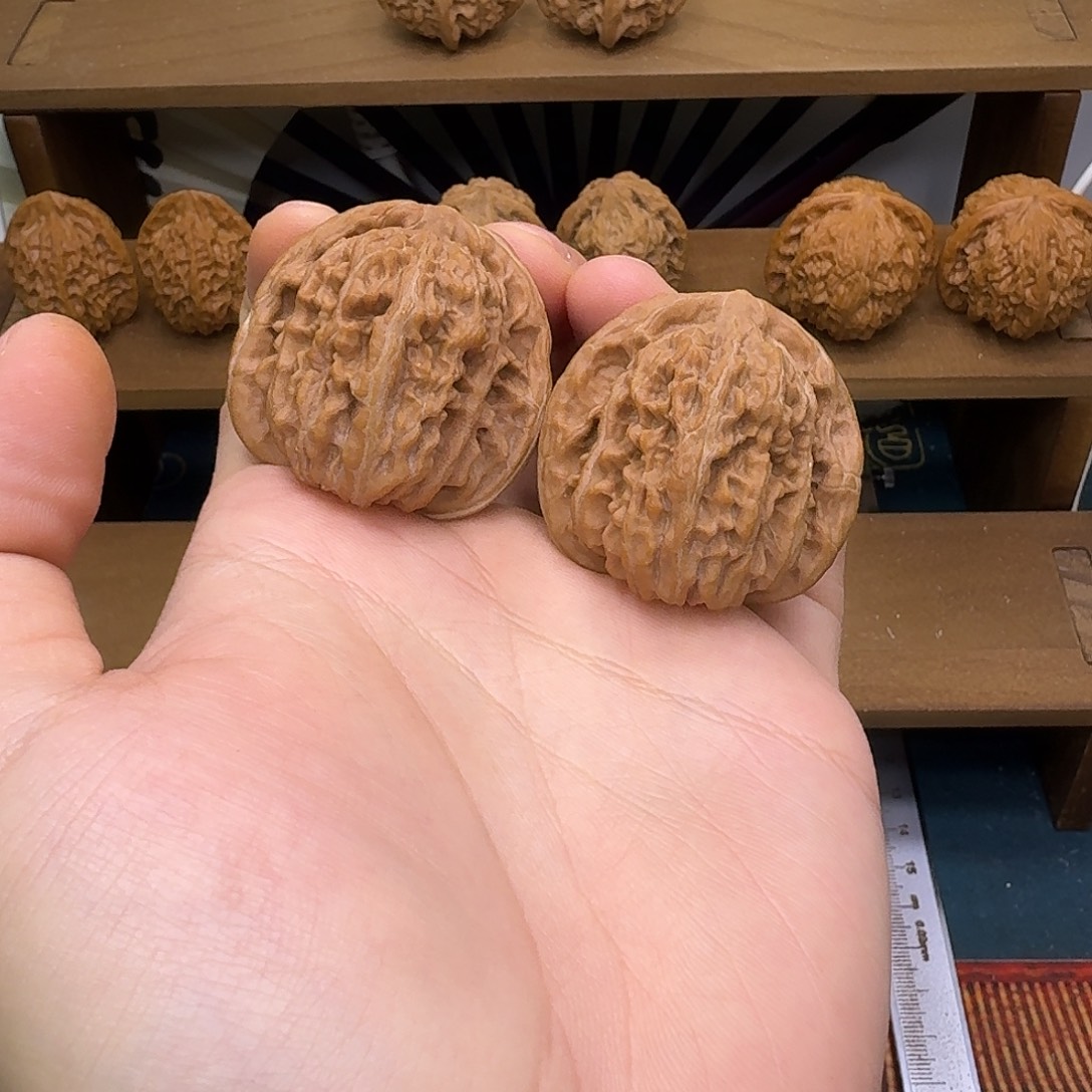 文玩核桃吊坠四座楼