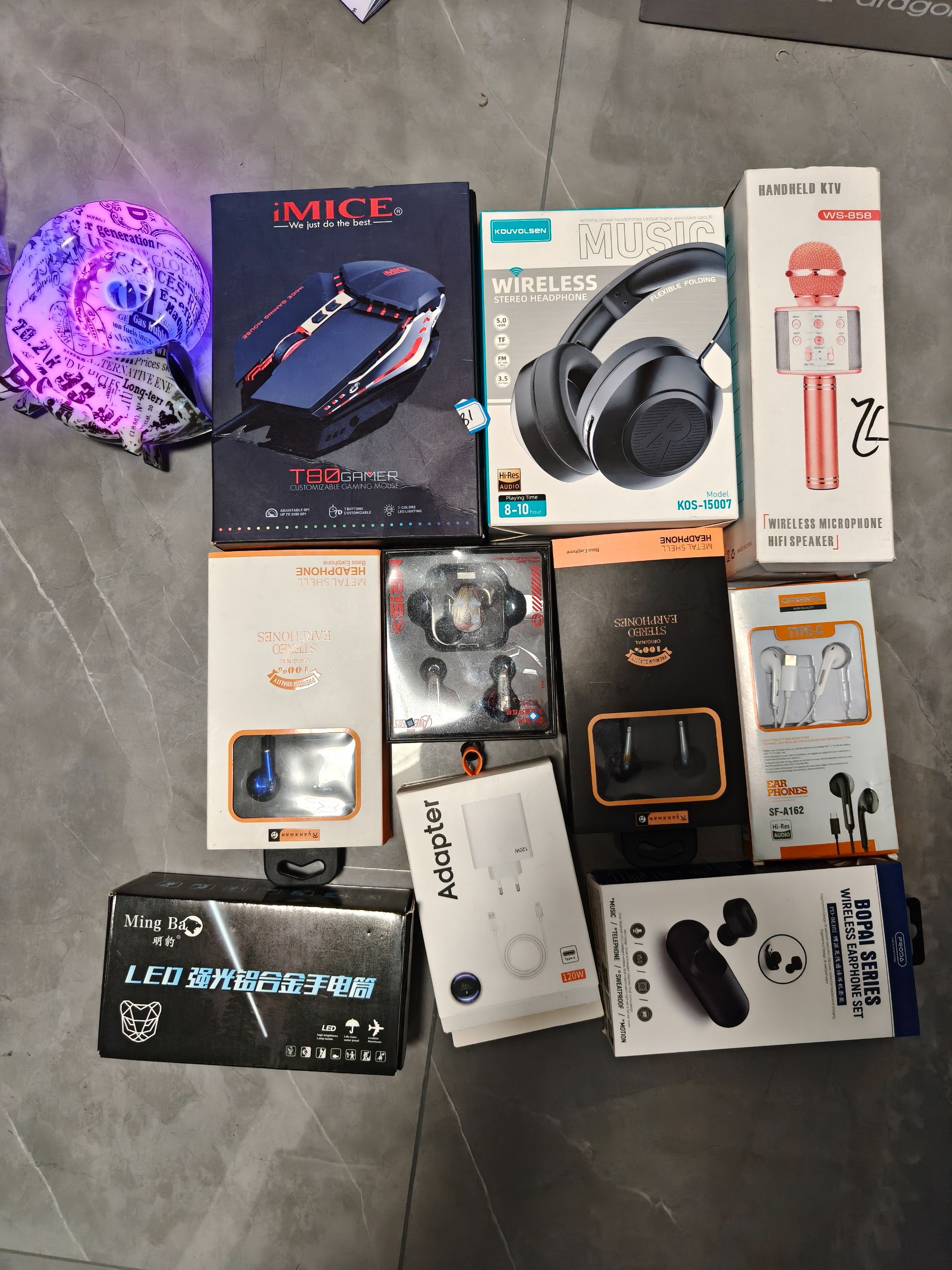 【16号】耳机-按直播讲解号码拍