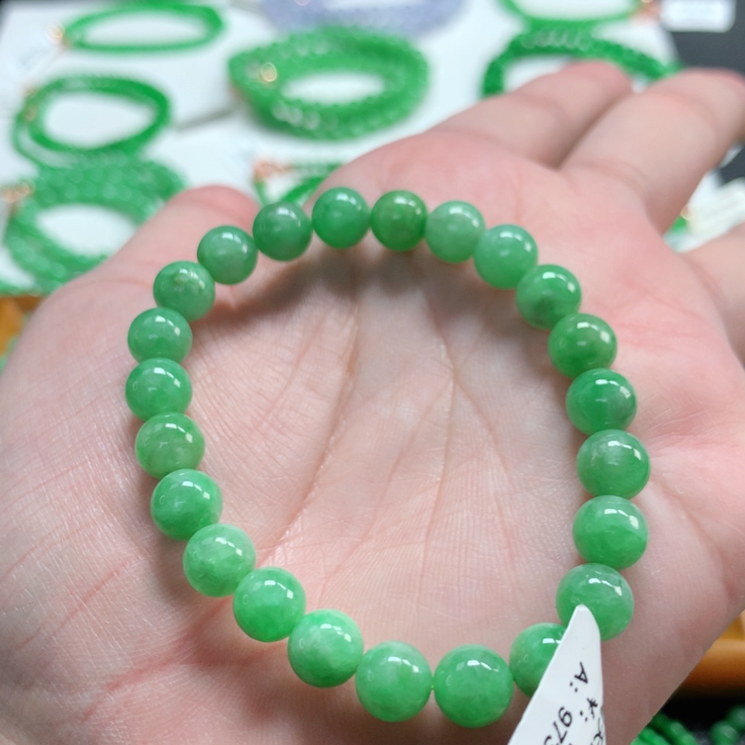 翡翠未镶嵌手链翡翠
