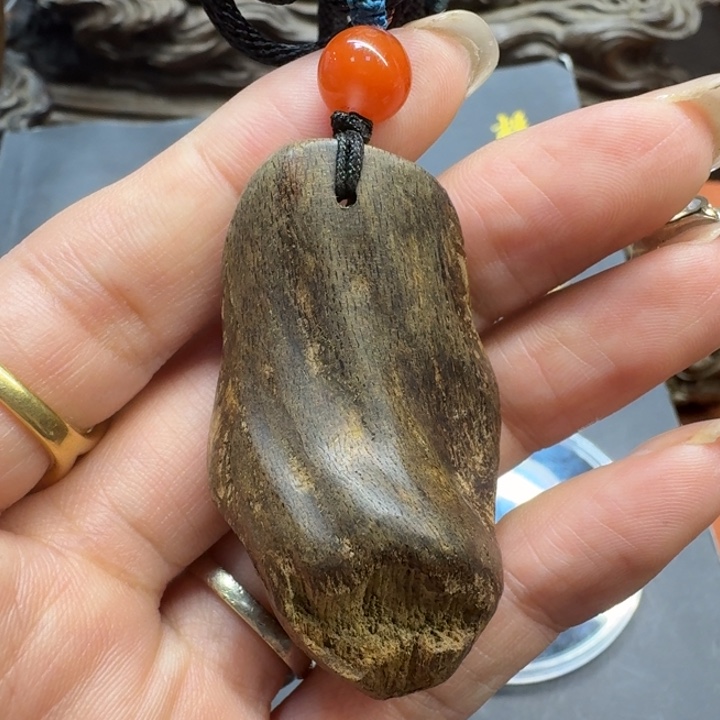 沉香吊坠老*馨安居沉香定制款