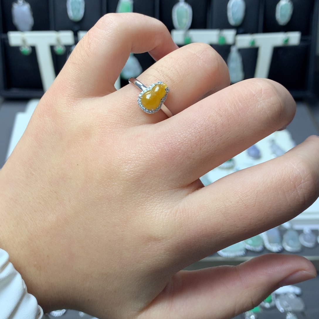 翡翠银S925镶嵌颈饰