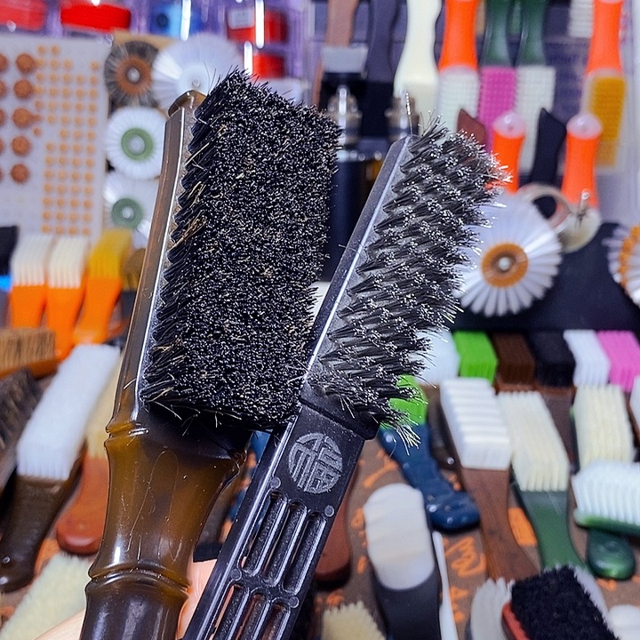 手工超硬猪鬃加上中硬五排钢丝