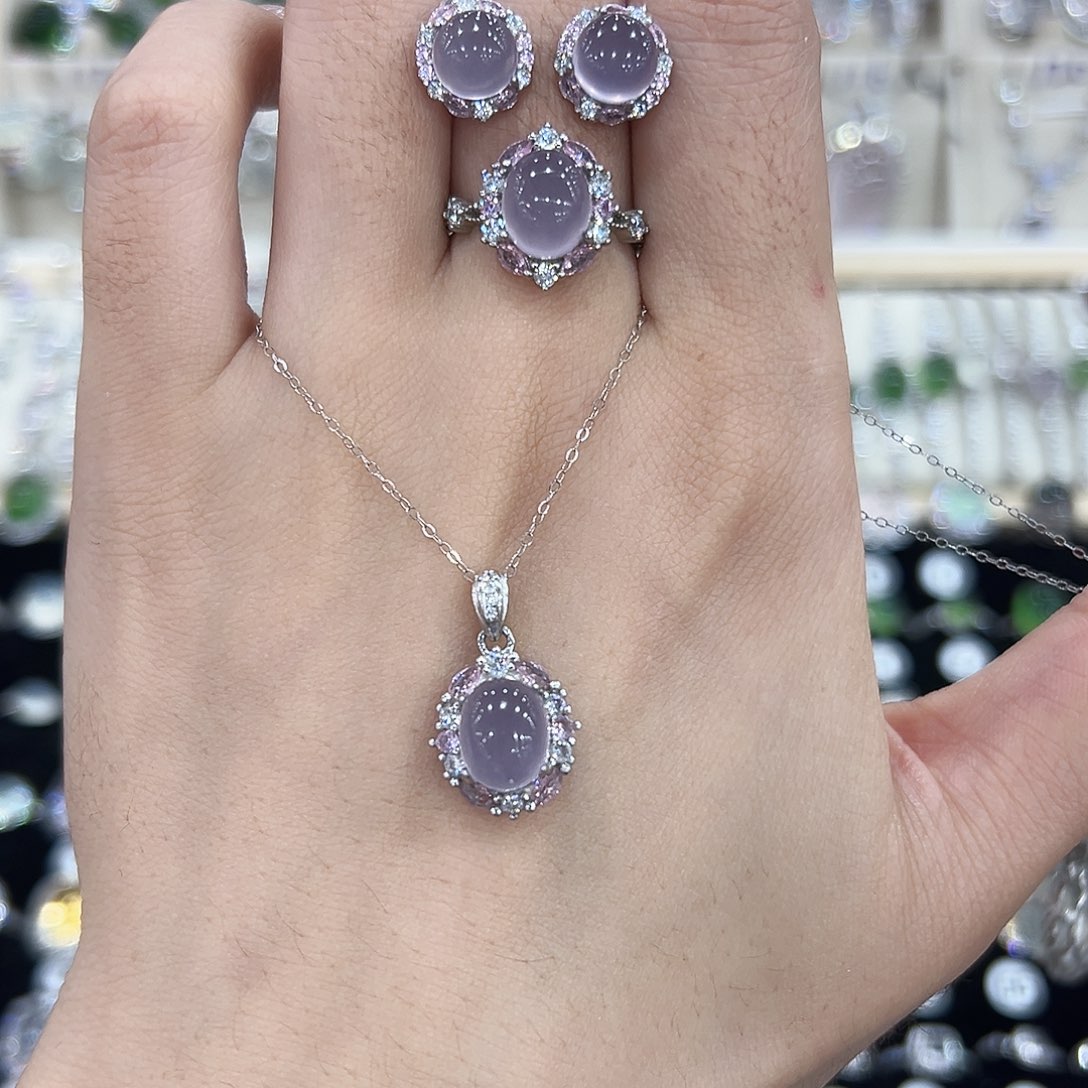 小***敏戒指萤石银S925镶嵌