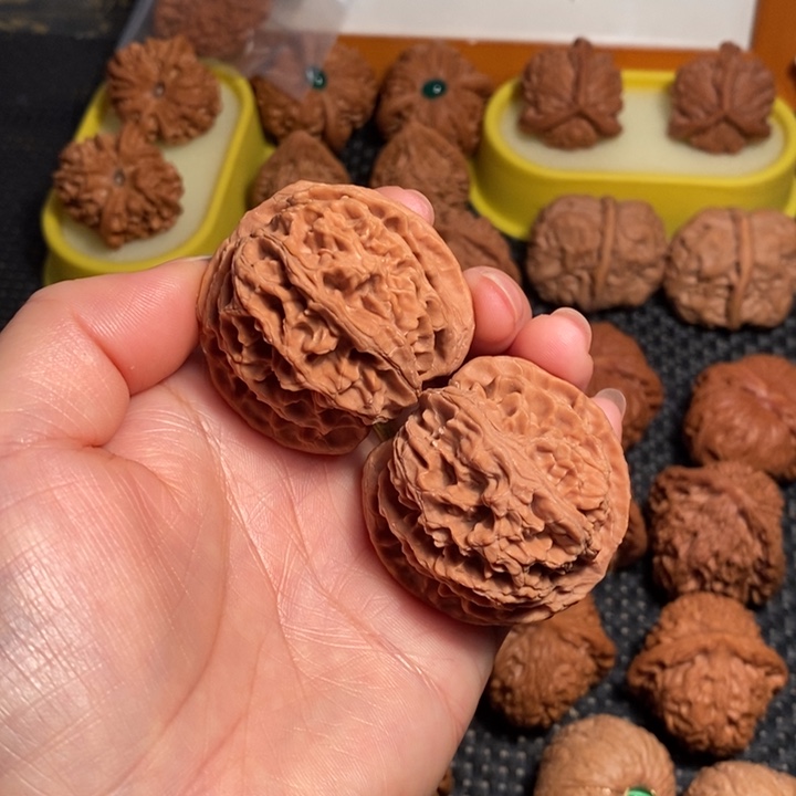 葡***柚把件文玩核桃42苹果