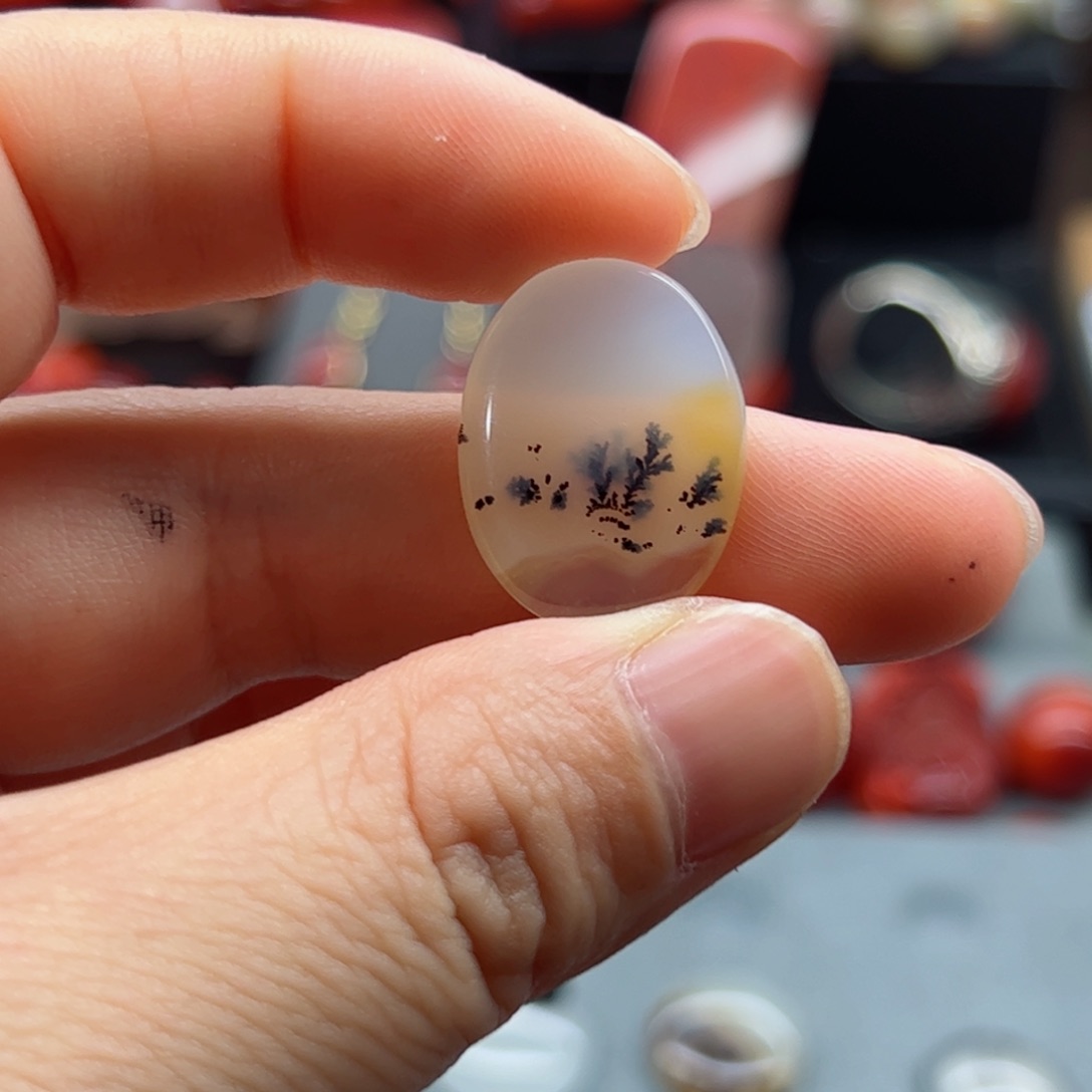 玛瑙/玉髓未镶嵌配饰雪**痕