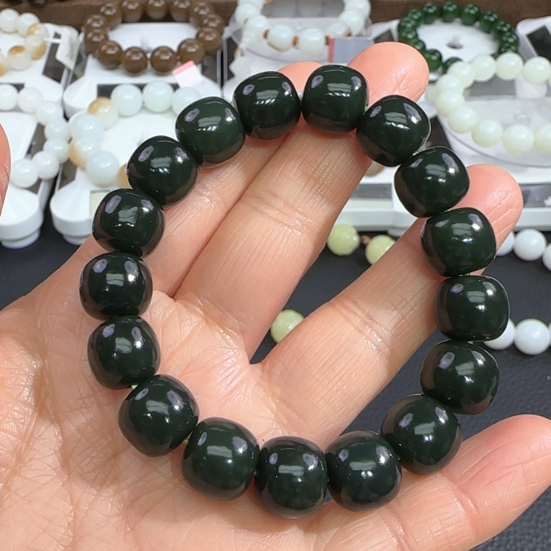 和田玉手链未镶嵌