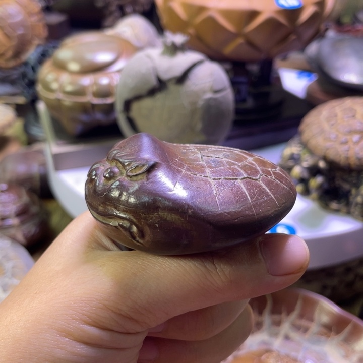 核桃手串/手链龟纹石原石