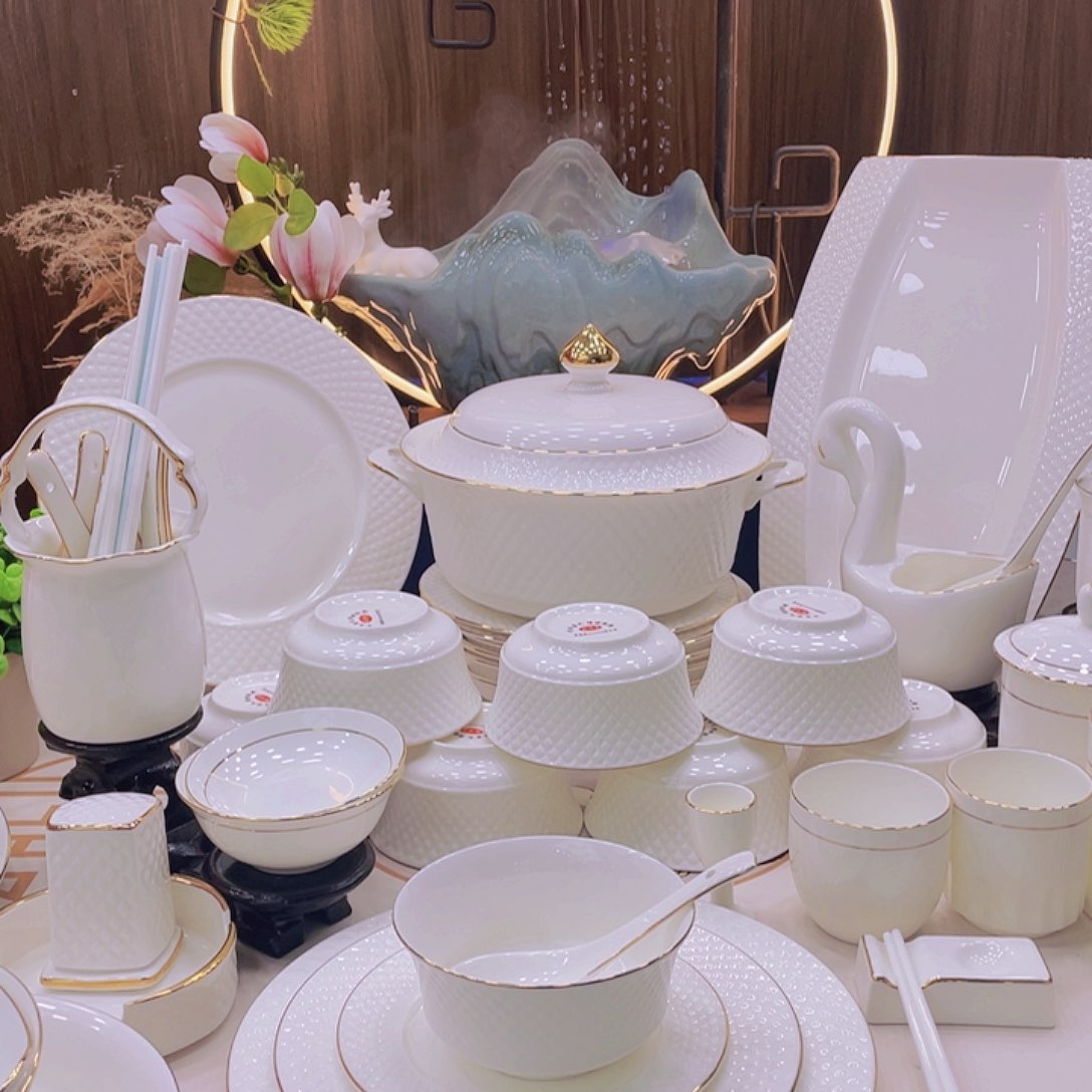 瓷景德镇碗碟单拍