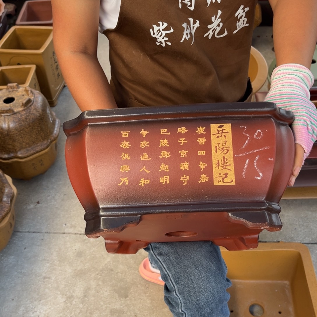 紫砂花盆盆景艺术