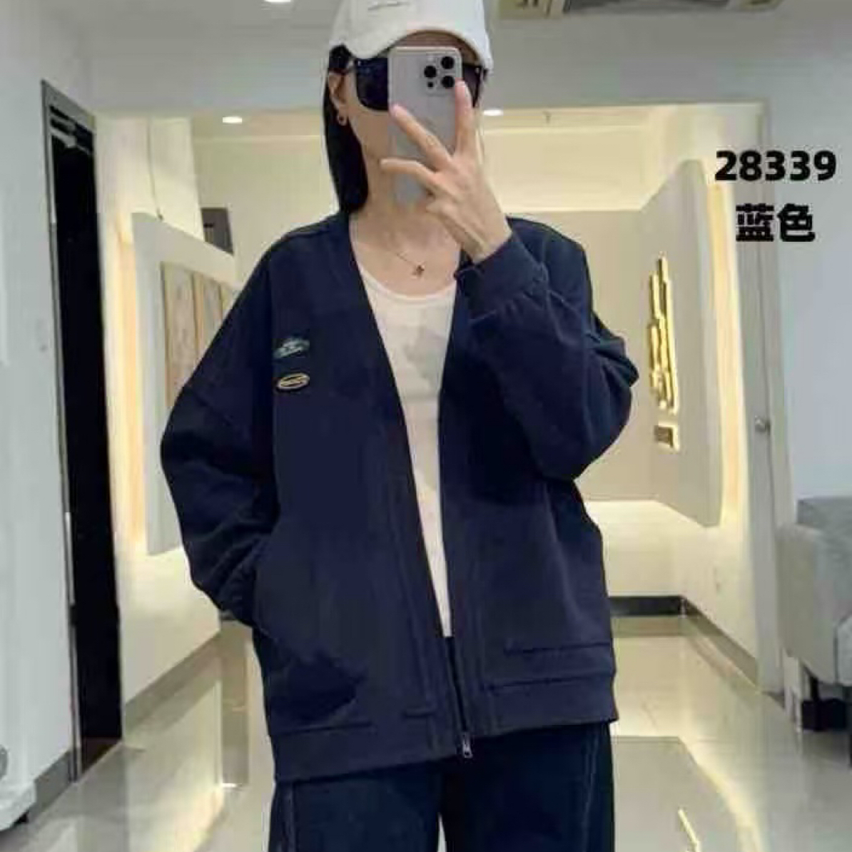 锦弘相依28339 高品质面料秋款大码女装外套
