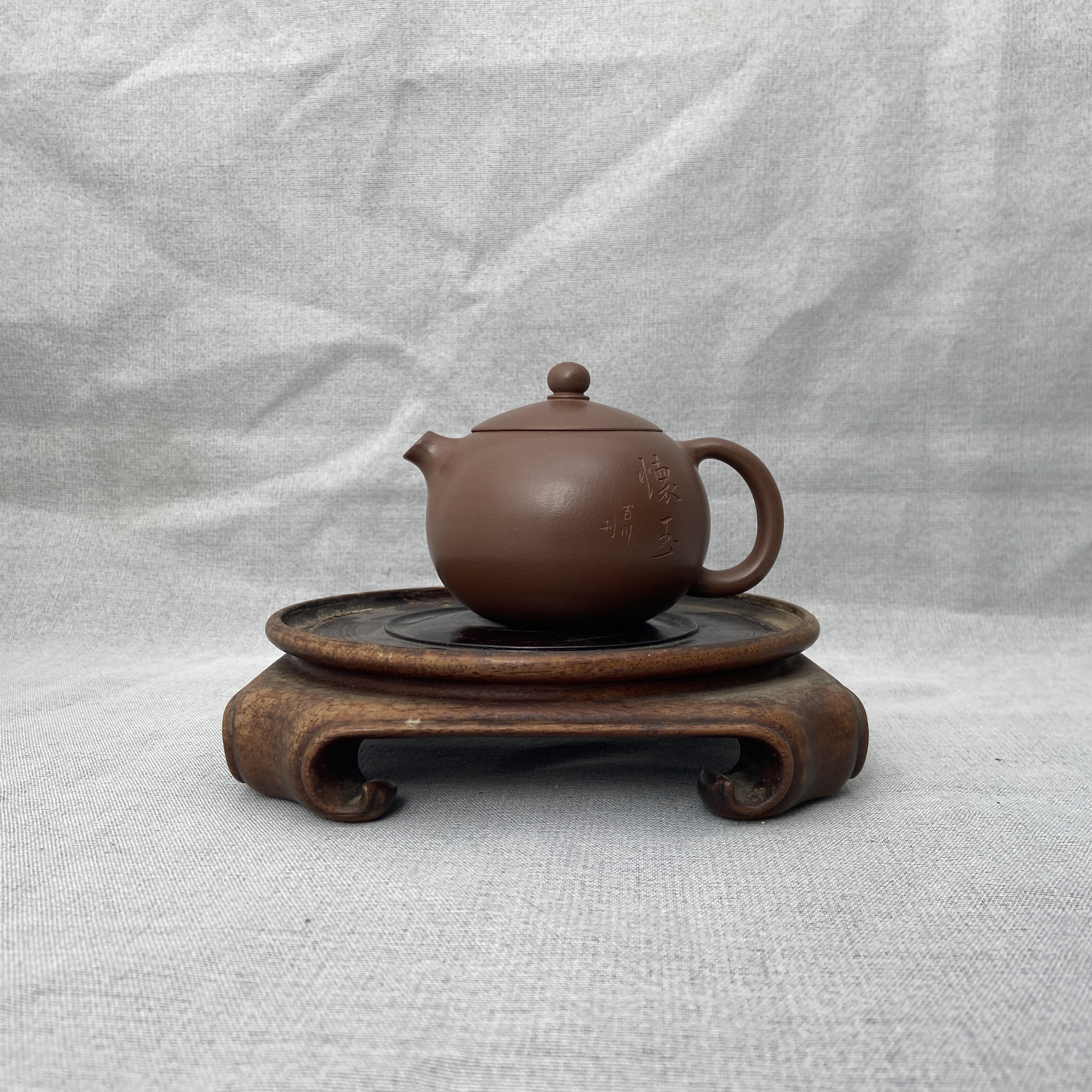 宜兴手工紫砂陶 茶壶GS3493-49
