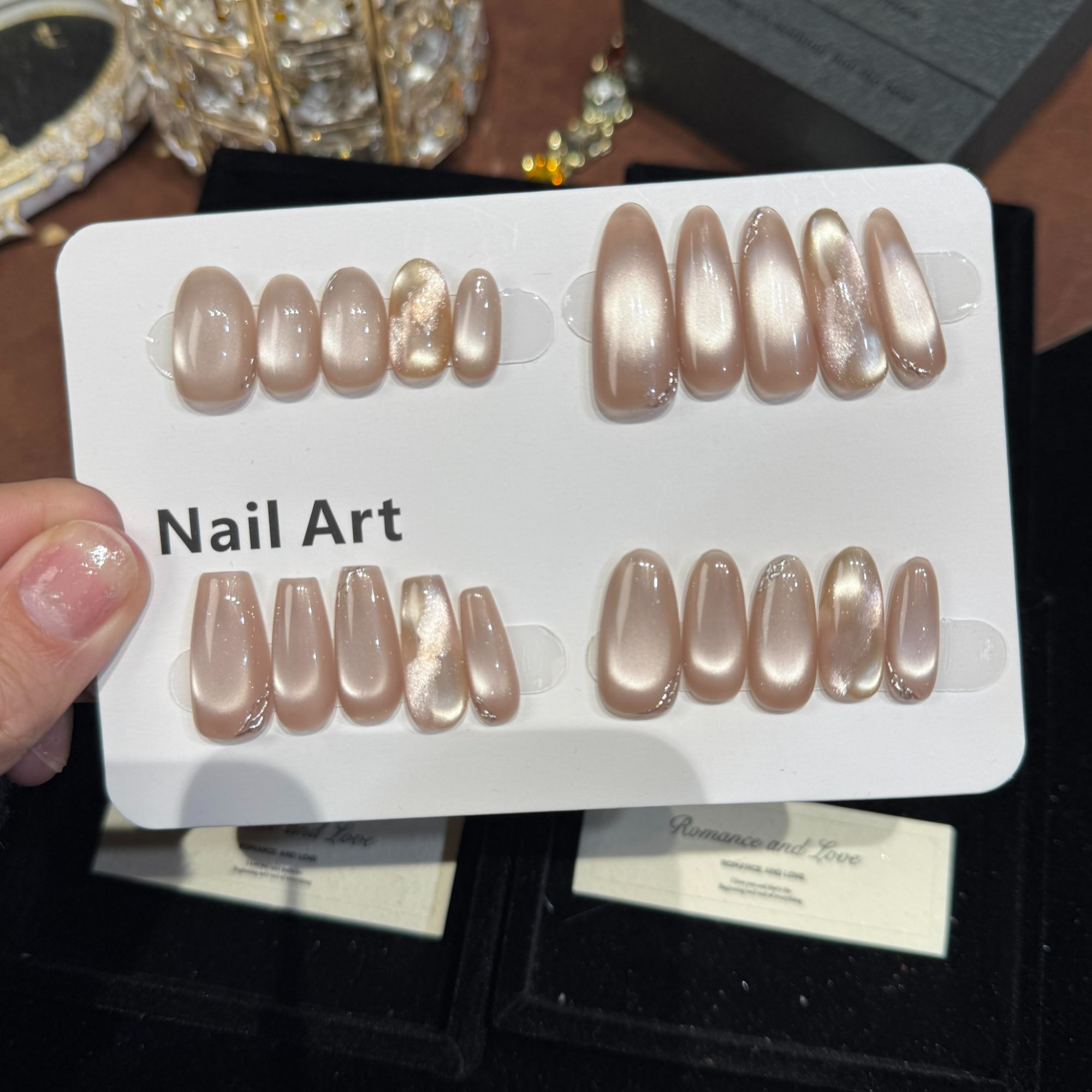 【云海】定制款设计师猫眼 清透气质美甲纯手工穿戴甲