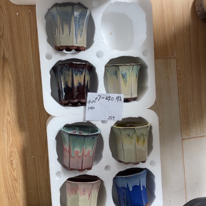 粗陶多肉花盆微瑕140