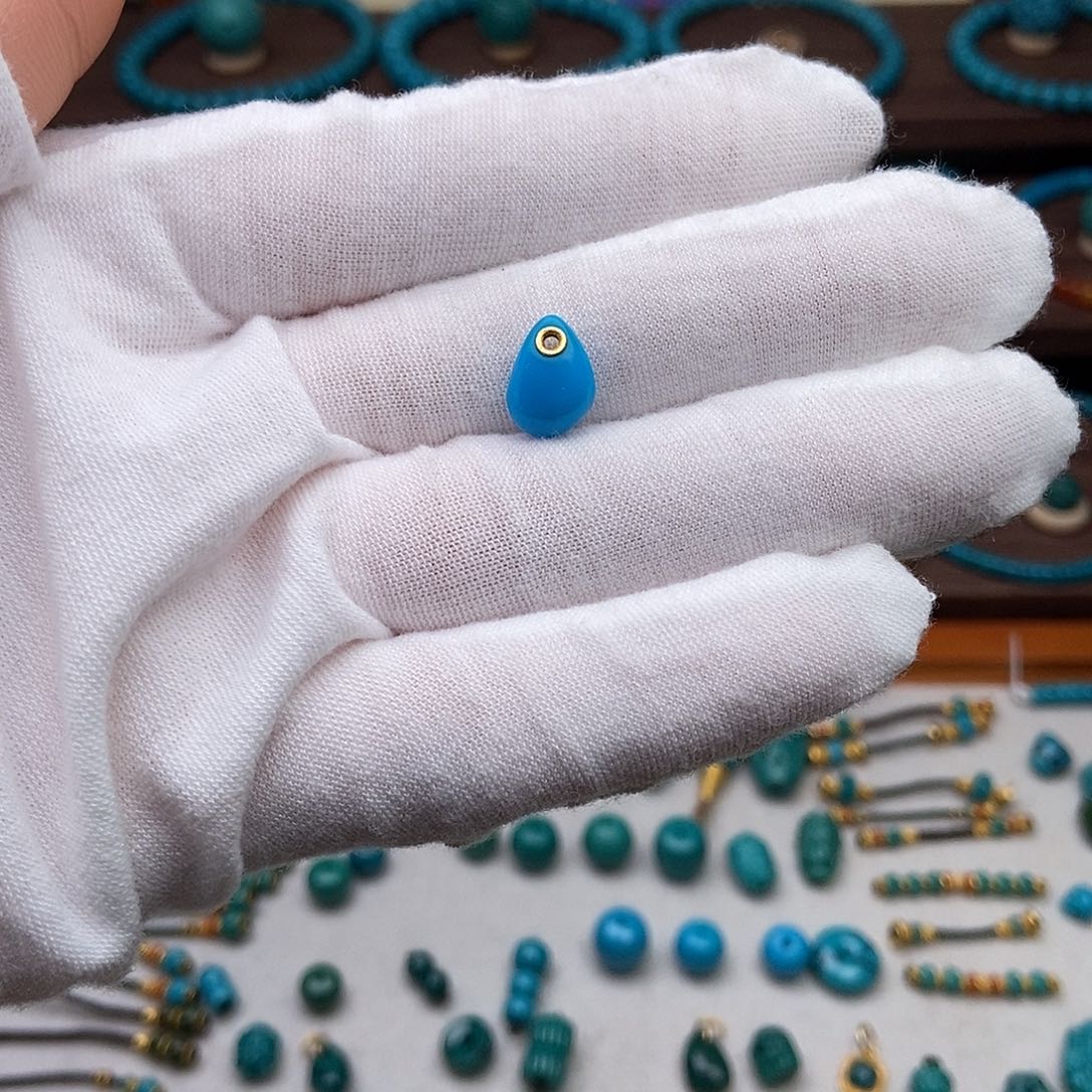 美***泡绿松石未镶嵌绿松石配饰h