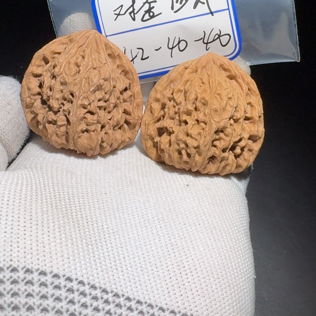 文玩核桃把件7号村将