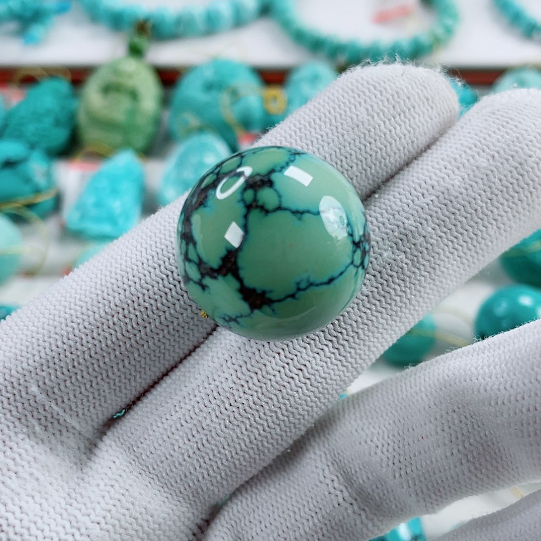 绿松石未镶嵌车挂