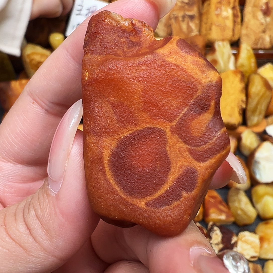 P***雷定制琥珀未镶嵌蜜蜡