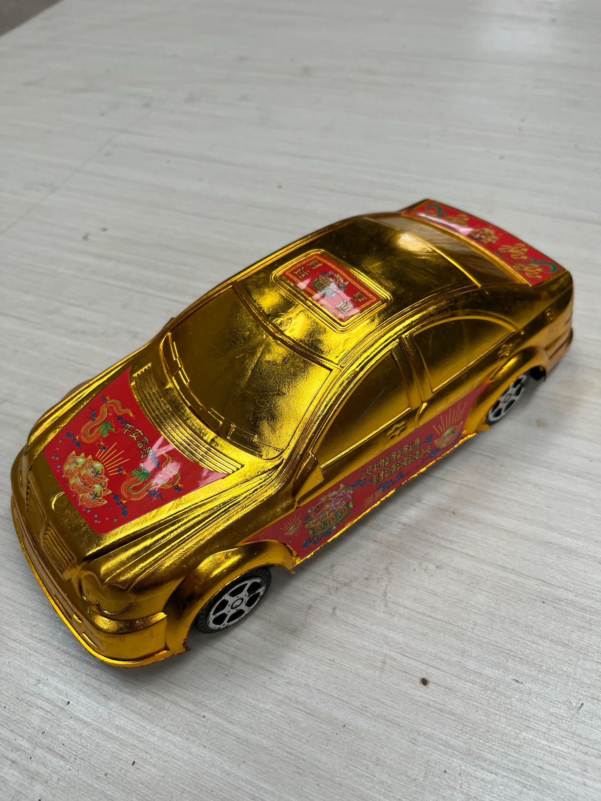 仿真立体塑料模型黄金轿车代步工具汽车小汽车小汽车玩具玩具车