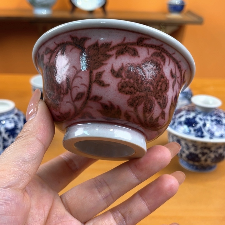 杯子景德镇手绘哈哈哈哈