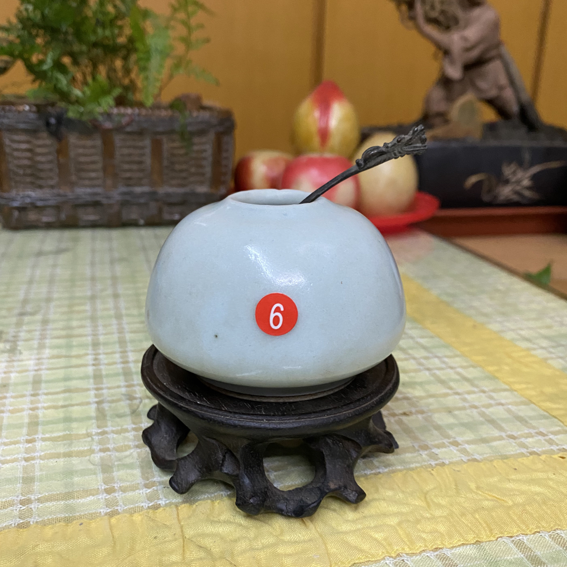 文房瓷器水盂白色
