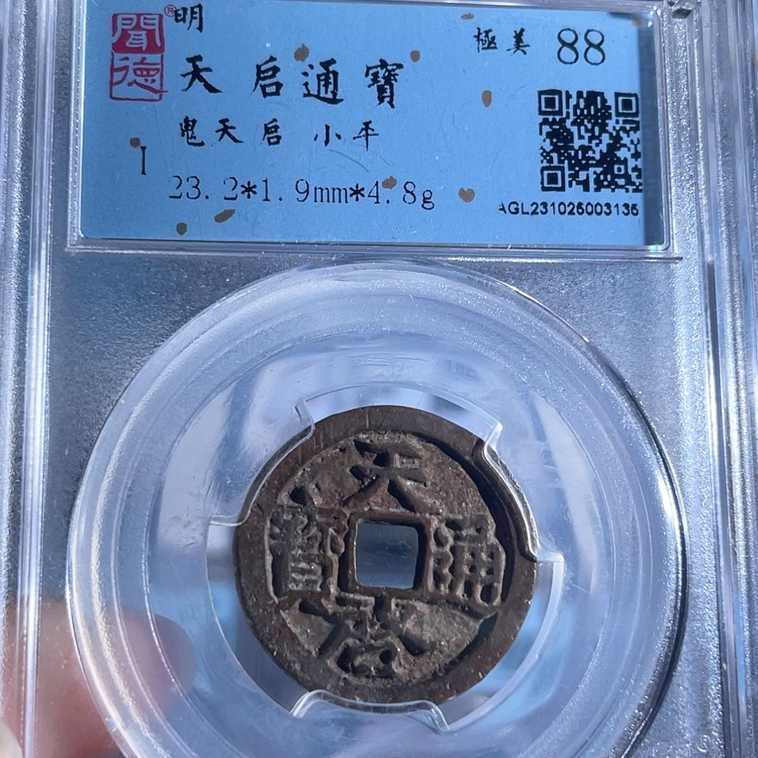铜8天启通宝鬼天启3135
