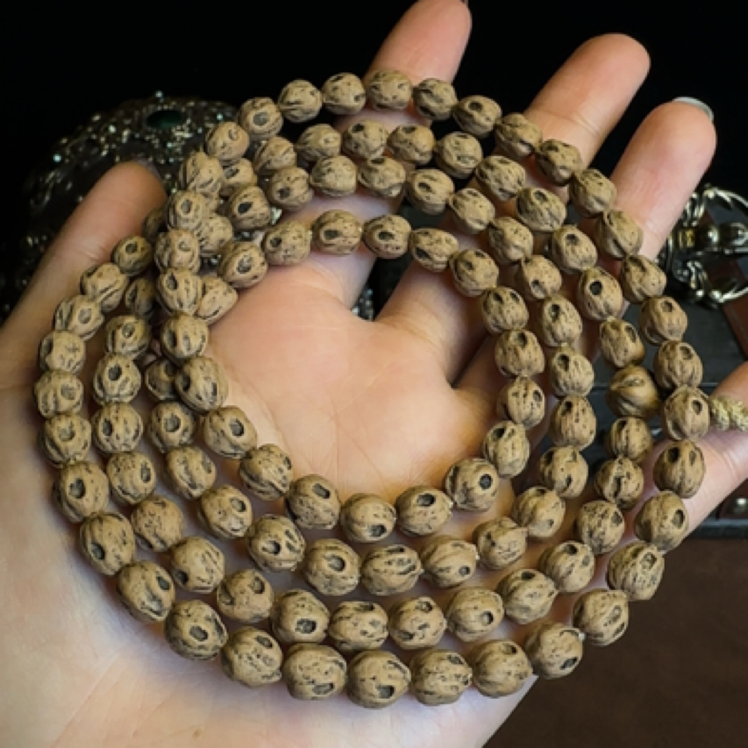 热振百香籽 双面单坑外星人 孤品就一条