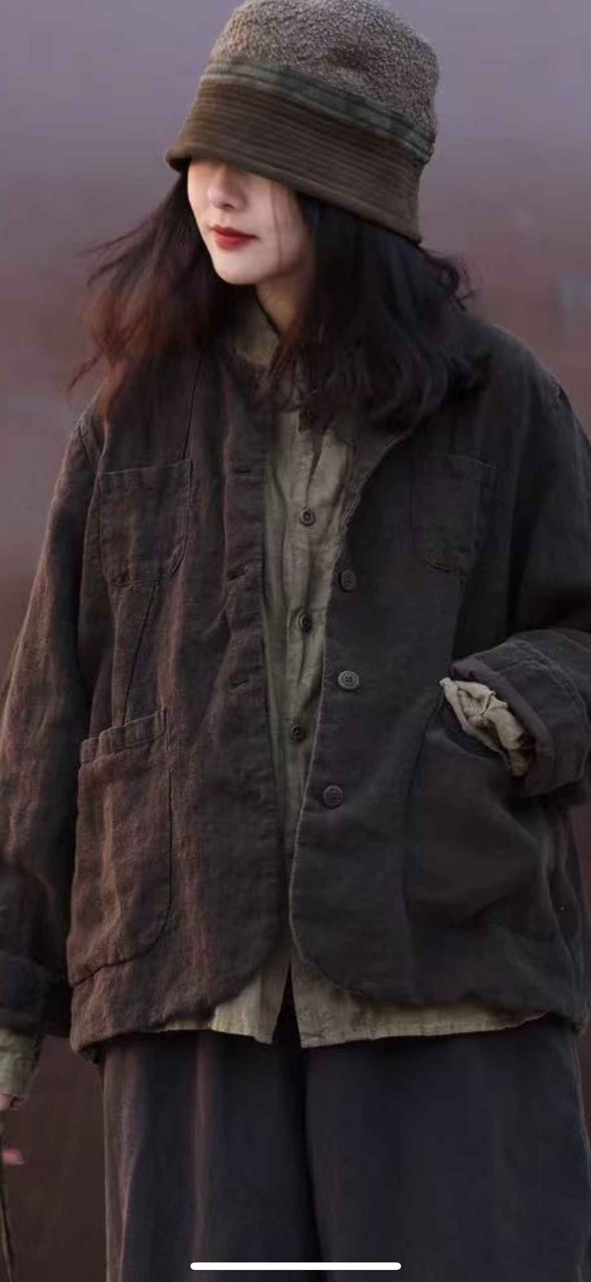 禾月分享衣路走来春款亚麻外套