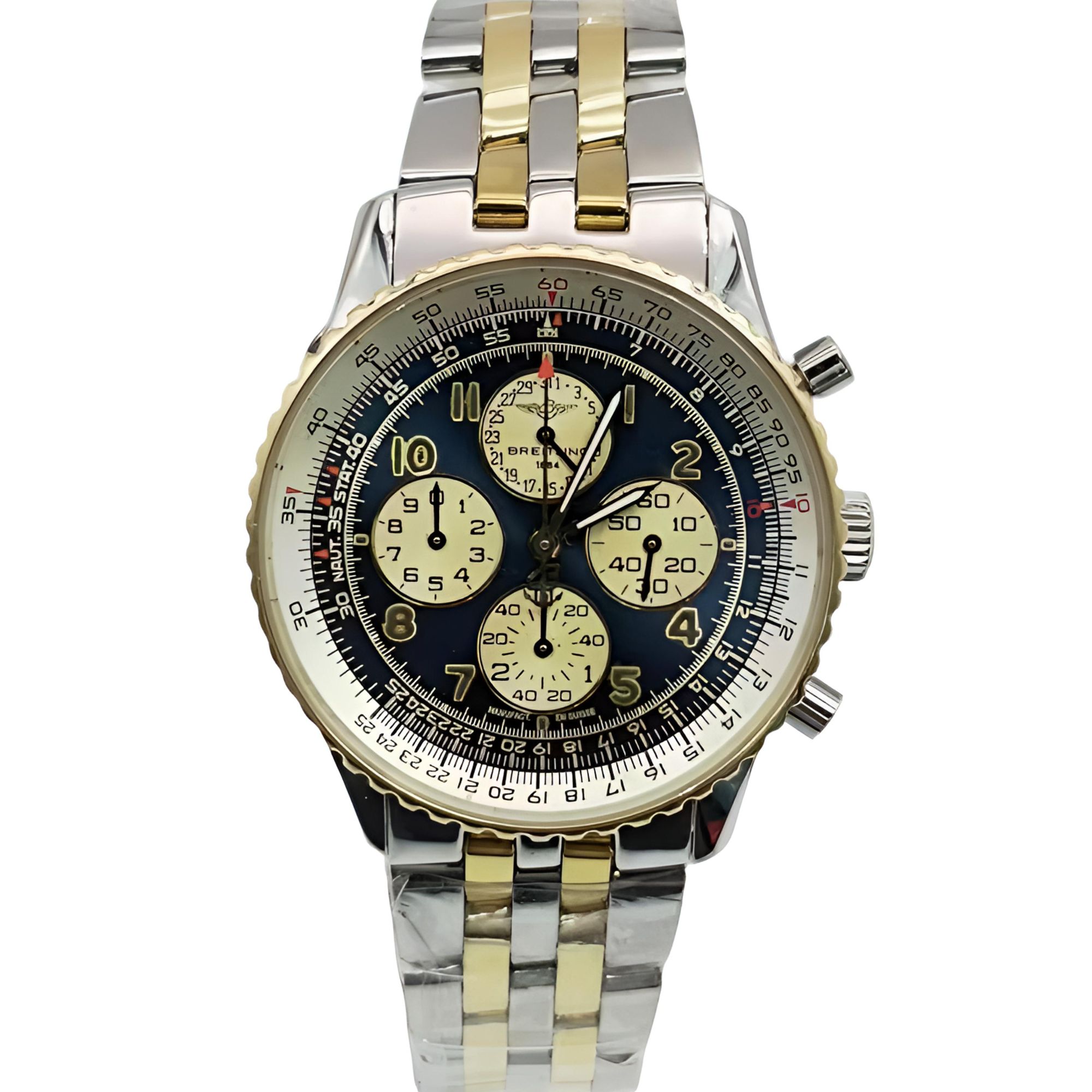 99新 BREITLING/百年灵 飞行员计时自动机械男表37表径