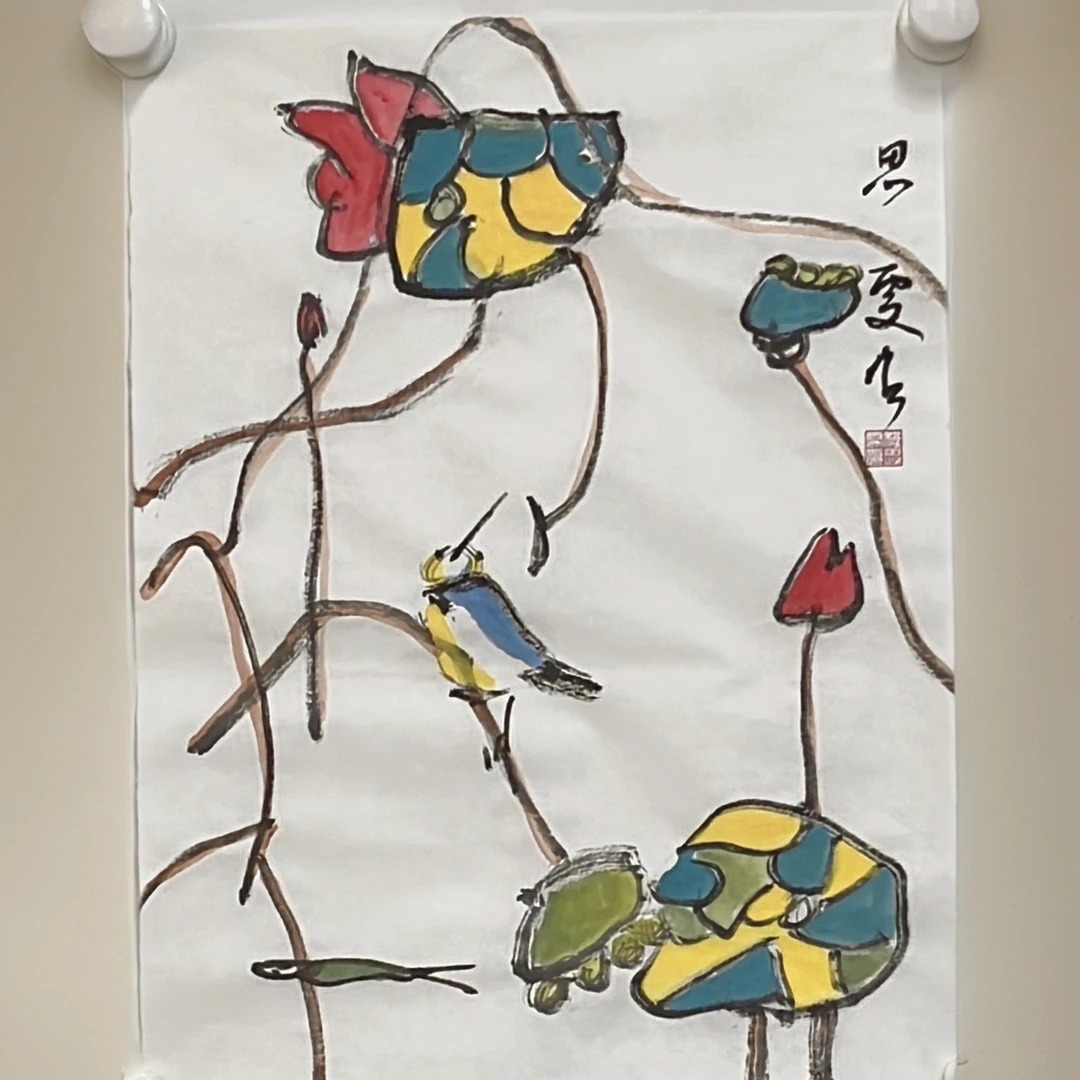 张大风艺术馆  程思雯手绘画作品33X45