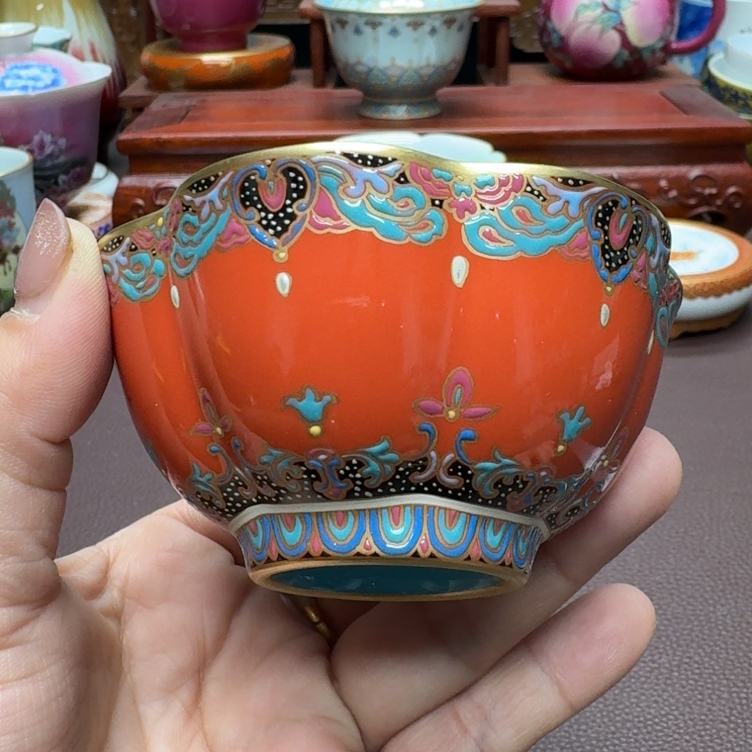 瓷片景德镇仿古手工制作精品展示