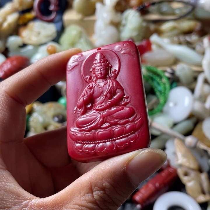 和田玉未镶嵌吊坠(不含链)