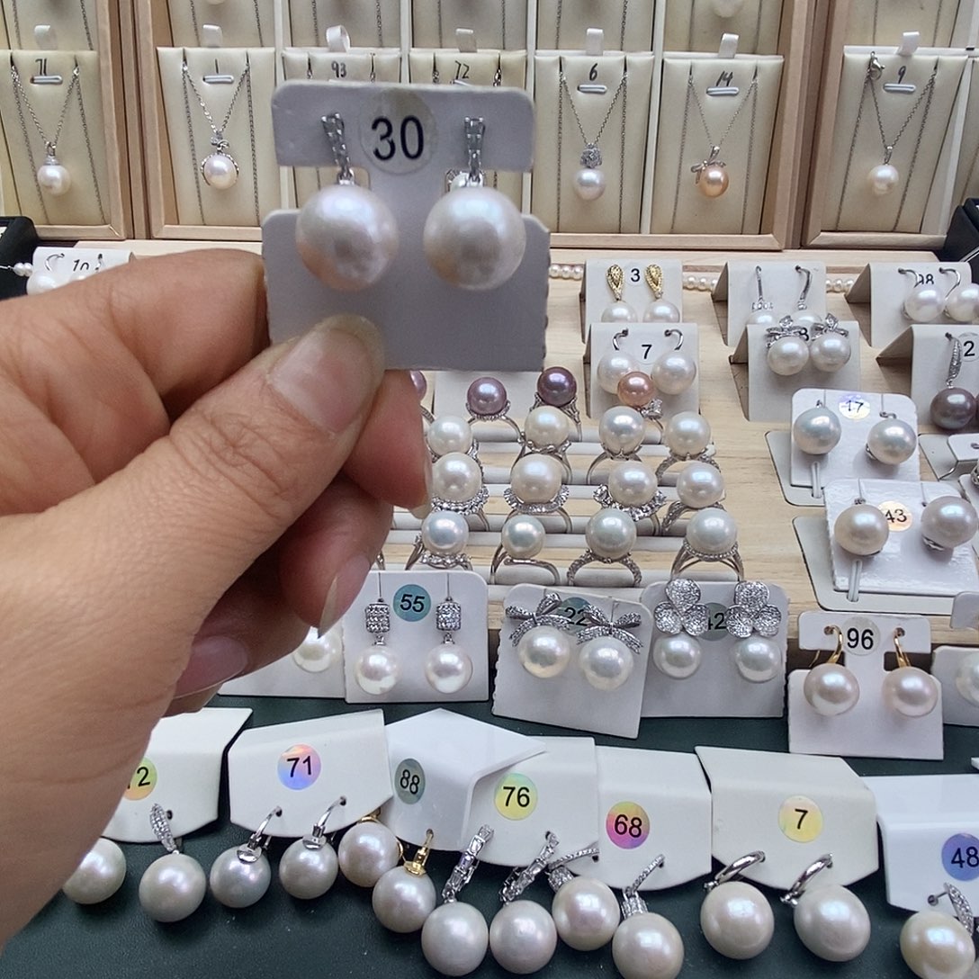 淡水珍珠颈饰银S925镶嵌