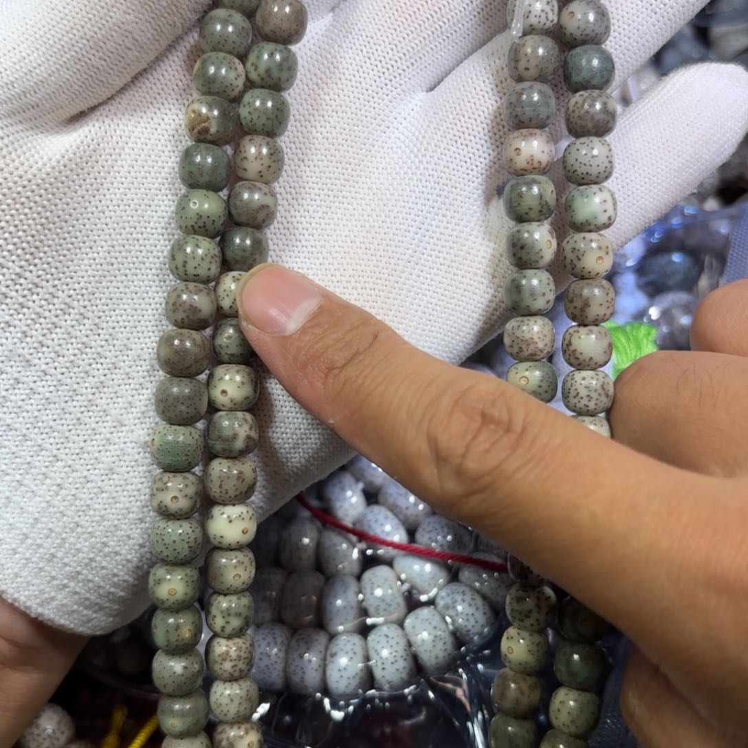 星月菩提手串星月石玉料8