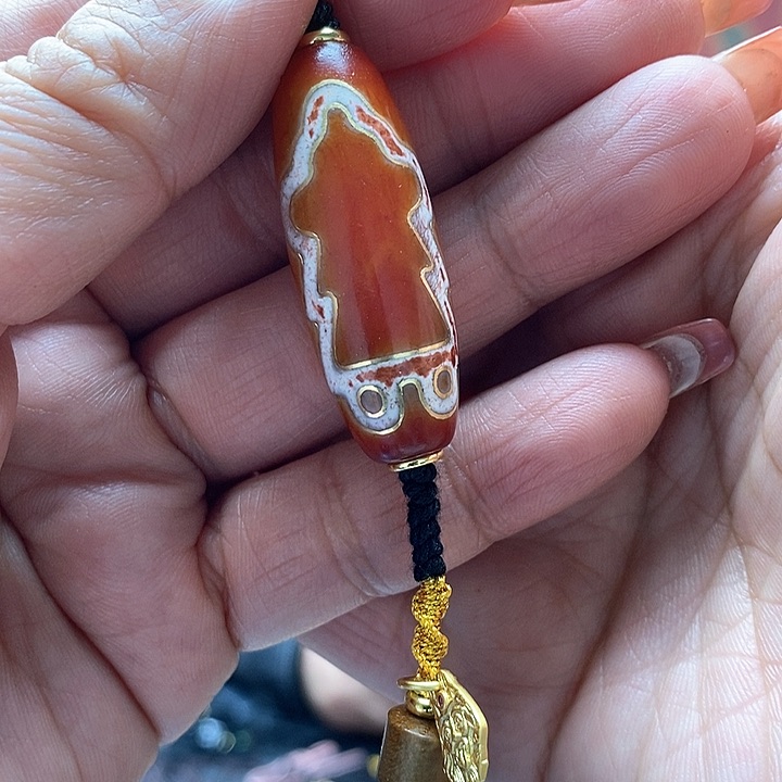 玛瑙/玉髓颈饰合金